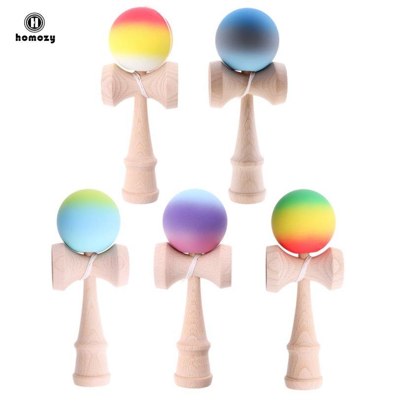 Kendama Trò chơi truyền thống Nhật Bản Đồ chơi bằng gỗ bóng khéo léo giáo dục