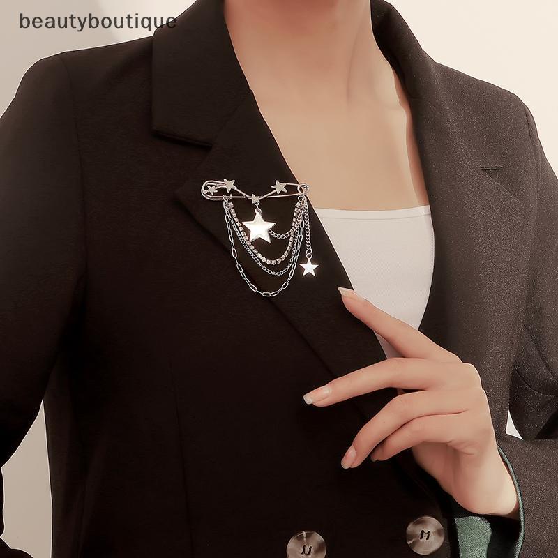 Beautyboutique] Ngôi Sao Vintage Trâm Cài Cho Nữ Dây Thắt Lưng Thắt Lưng sel Pin An Toàn Thích Hợp C