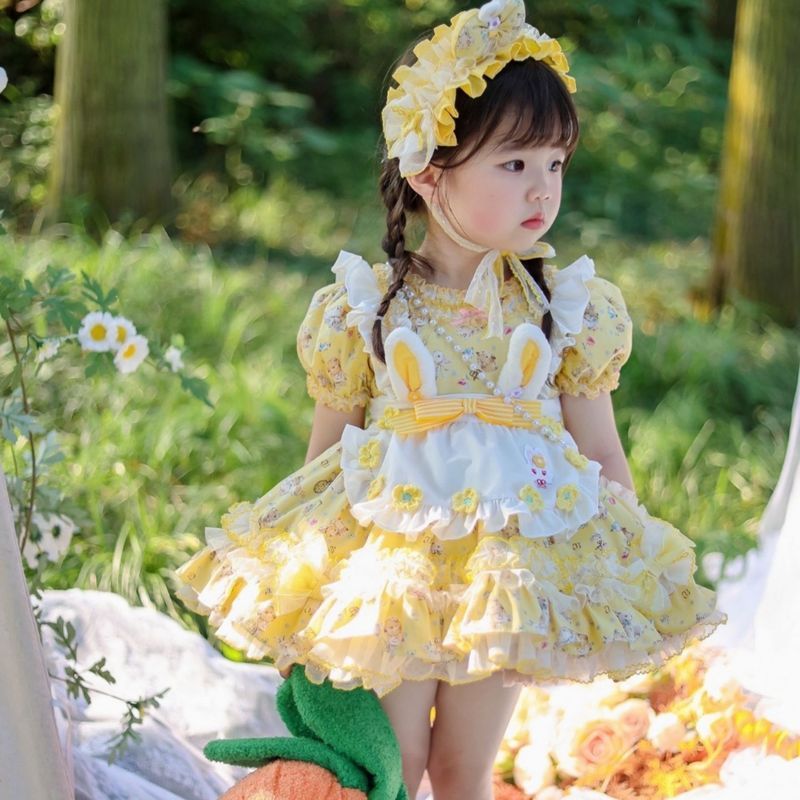 Bé Gái lolita Đầm Công Chúa Trẻ Em Váy Sinh Nhật Bé Một Tuổi Đầm Đầm lolita Đầm h510