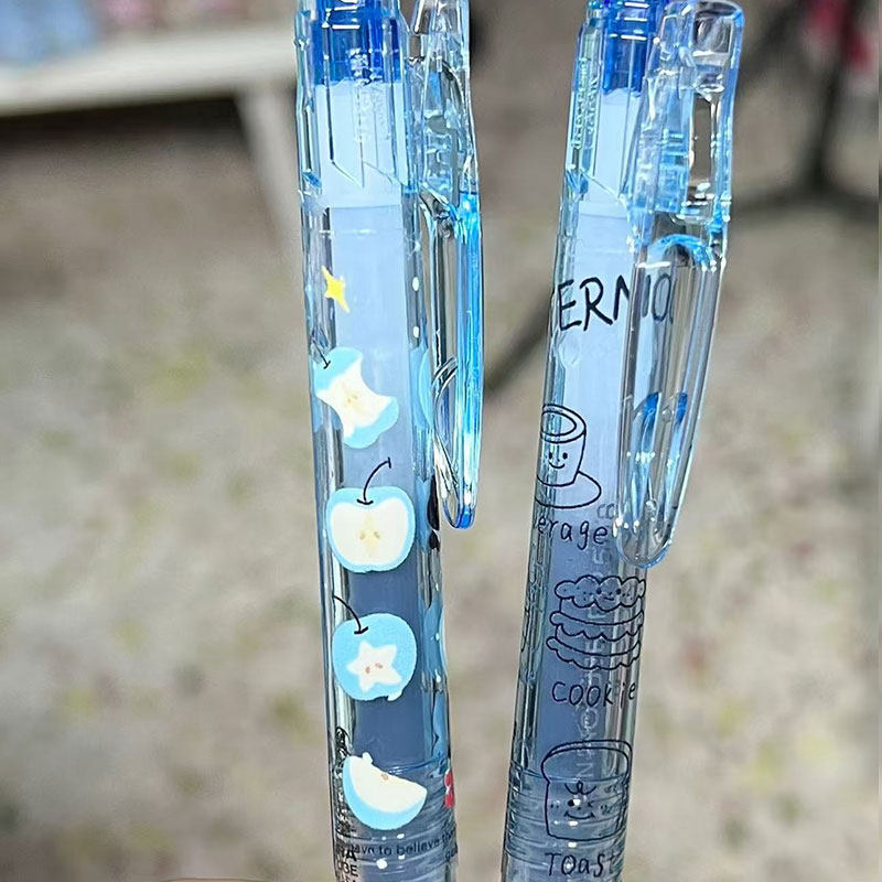 Bút Xanh Bút Muối Series Mèo Con Kho Báu Cane Bút JJ15 Bút Xanh 0.5mm Loại Đẩy Bút Gel Kỳ Thi Sinh V