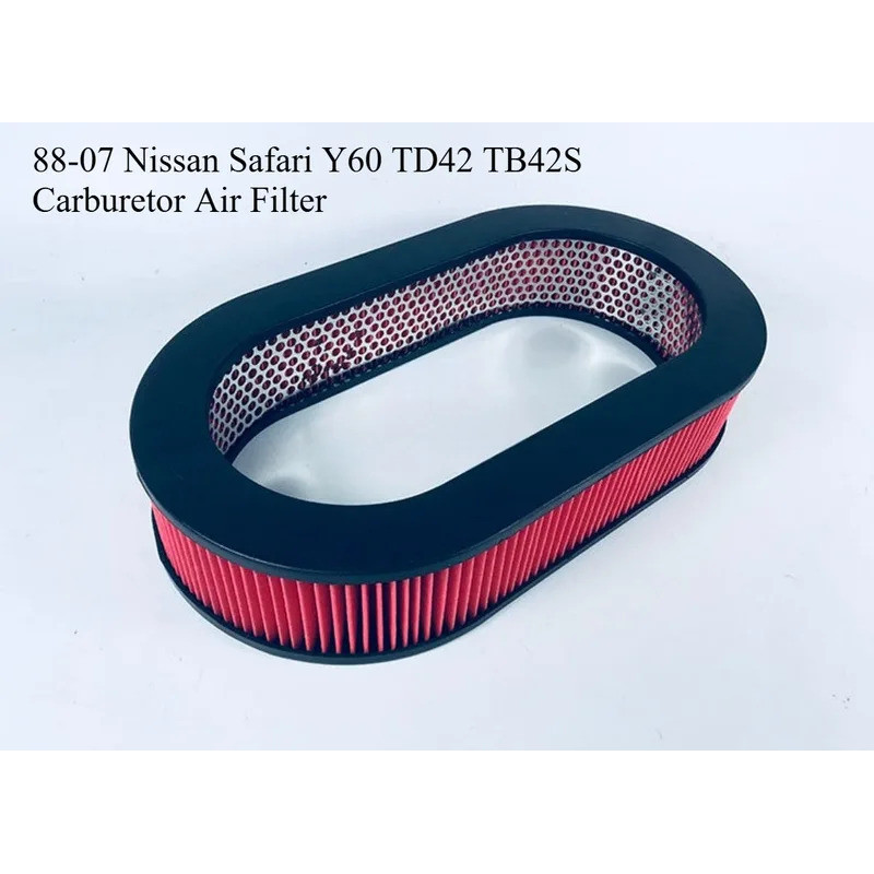 Thích hợp cho bộ lọc không khí bộ chế hòa khí Nissan Safari Y60 TD42 TB42S 88-07, phụ kiện Nissan Pa