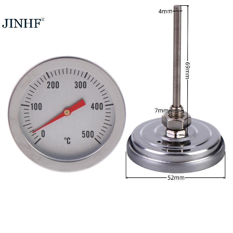 JINHF BBQ 0-500C Lò nướng Bimetallic Nồi đo nhiệt độ để nướng HOT