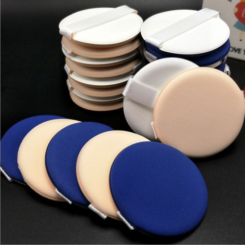 [Hàng có sẵn] Air Cushion Puff Non-Latex Wet Dry BB Cream CC Liquid Foundation Round Sponge Puff Mak