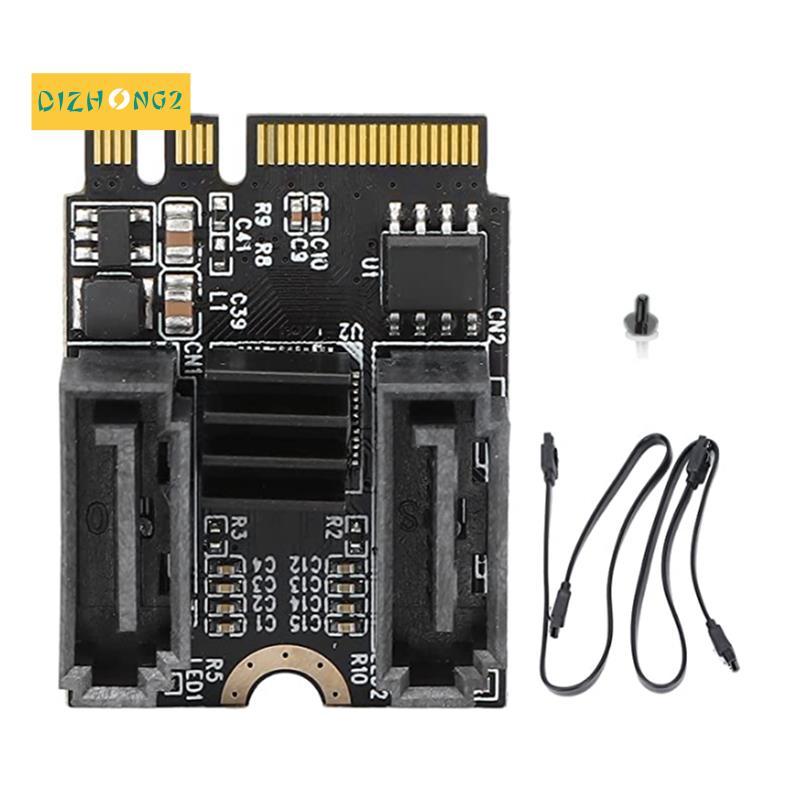 Thẻ mở rộng M2 sang SATA3.0 KEY A + E WIFI M.2 sang SATA Thẻ chuyển đổi đĩa cứng không cần cài đặt t