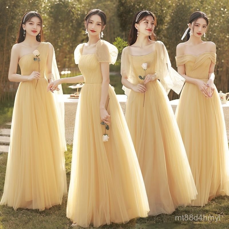 Váy phù dâu phong cách rừng, váy chị em, váy nhóm phù dâu, áo choàng phù dâu, váy biểu diễn sinh nhậ