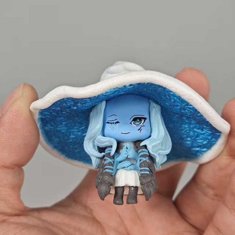 Elden Far-Ring Lani Hand-made Anime Game Hàng Hóa Q-Version Ông Già Xe Khung Xe Ô Tô Làm Tay Mô Hình