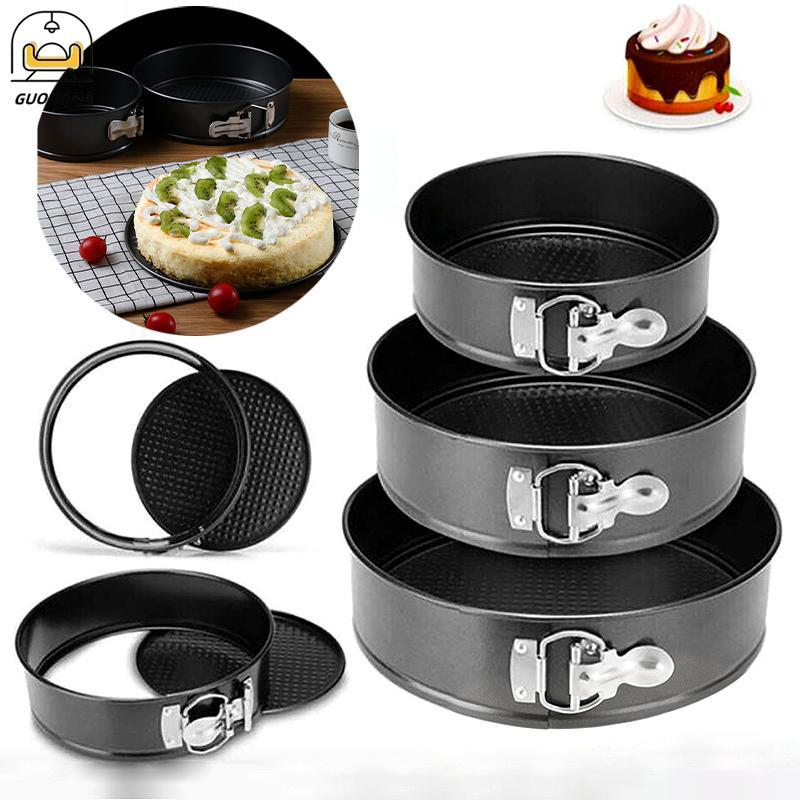 GUOUQNA 6 Inch Springform Cake Pan Tròn Springform Baking Pan Loable Mousse Baking Tool để sử dụng t