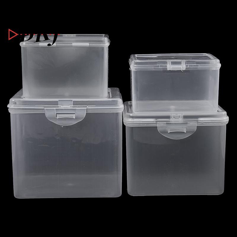 [KJ] Hộp đựng đồ trang sức trong suốt có nắp - Hộp đựng đồ gia đình đa năng [Mới]