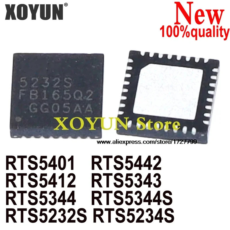 (1 chiếc) RTS5401 RTS5442 RTS5412 RTS5412 RTS5343 RTS5344 RTS5344S RTS5212S RTS5234S QFN chip ic còn