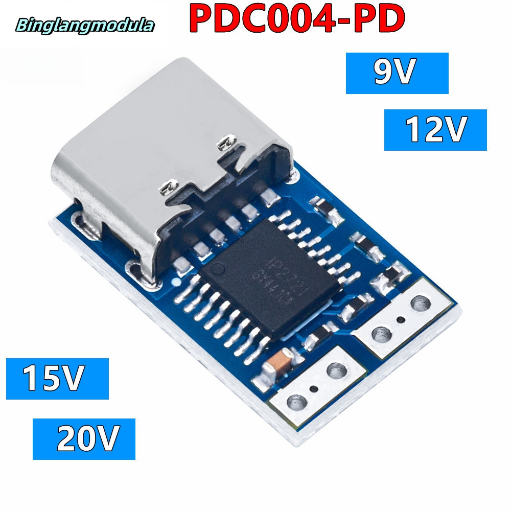 Pdc004-pd mô-đun mồi nhử PD PD23.0 sang DC DC PDC004- cáp mở rộng kích hoạt Bộ sạc QC4 9V 12V 15V 20