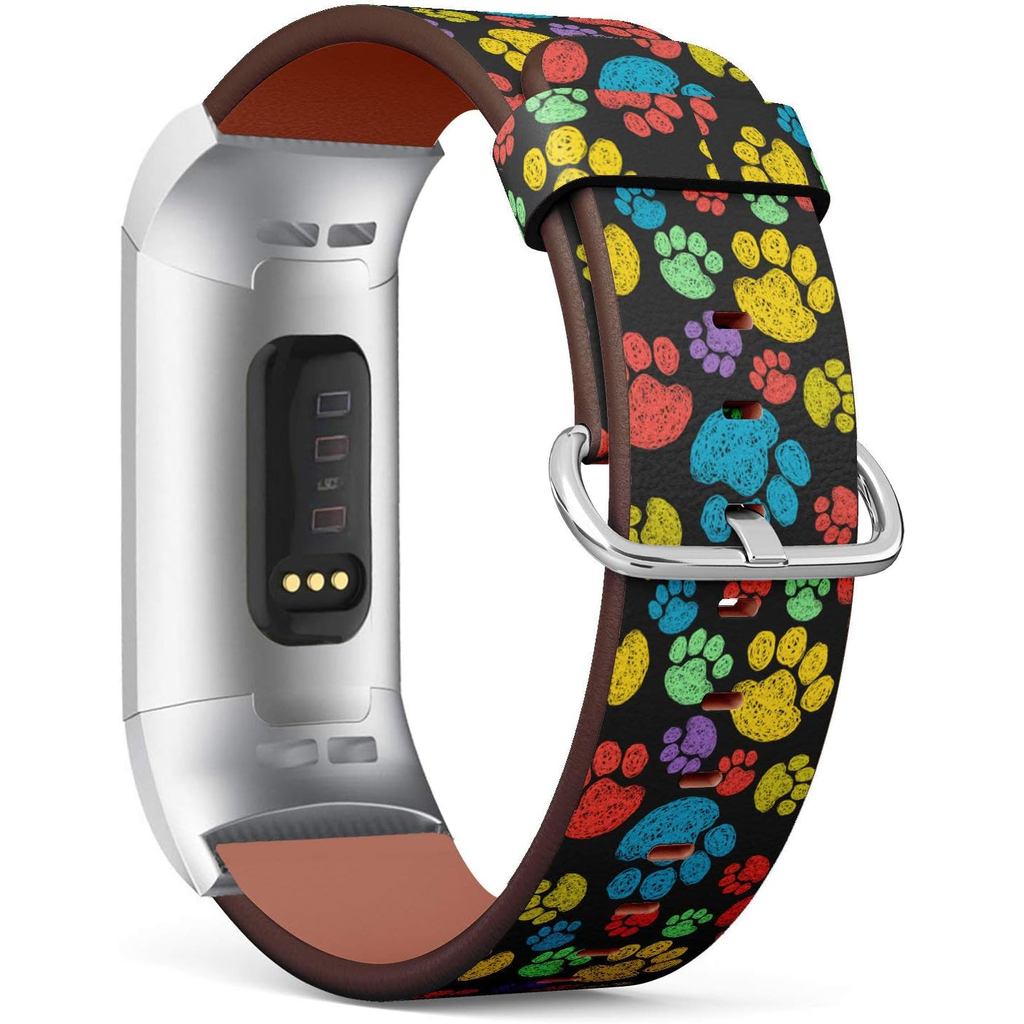 Tương thích với Fitbit Charge 4 / Charge 3 / Charge 3 SE Dây đeo thay thế bằng da họa tiết Charge 3 