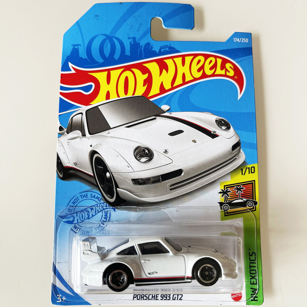 2021QJ Mattel HOTWHEELS Hot Wheels Hợp Kim Nóng Nhỏ Xe Thể Thao Mẫu PORSCHE PORSCHE 993GT2