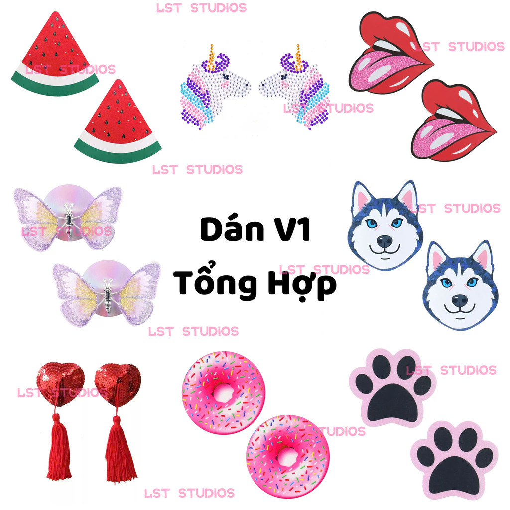 [CHE TÊN] DÁN NGỰC , STICKER CHO V1 Nhiều Mẫu Mã Đa Dạng Cho Trang Phục Đồ Nội Y , Trang Phục Quyến Rũ | BigBuy360 - bigbuy360.vn