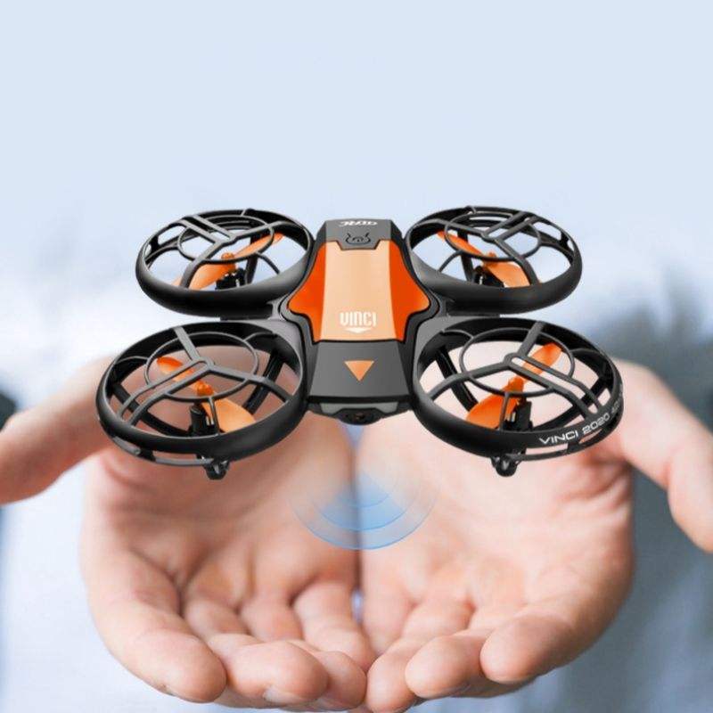 V8 Mini Drone HD Camera WiFi FPV Thiết Kế Bảo Vệ Drone Quadcopter RC Cử Chỉ Điều Khiển Drone Đồ Chơi