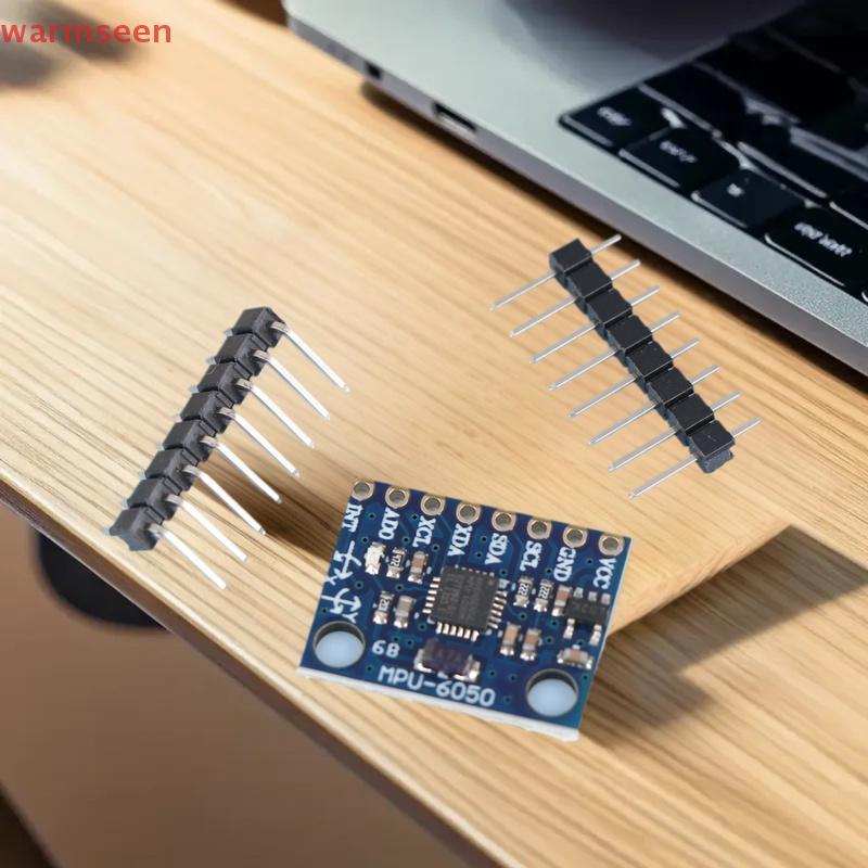 (warmseen) 1 Bộ GY-521 MPU-6050 MPU6050 Cảm biến con quay hồi chuyển tương tự 3 trục + Mô-đun gia tố