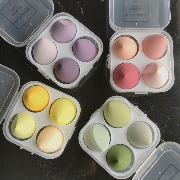 Thái Lan BEAUTY BUFFET BEAUTY Bộ Trứng Bọt Biển Puff Dịch Vụ Ướt Khô Sử Dụng Kép Lớn Hơn Trong Nước 