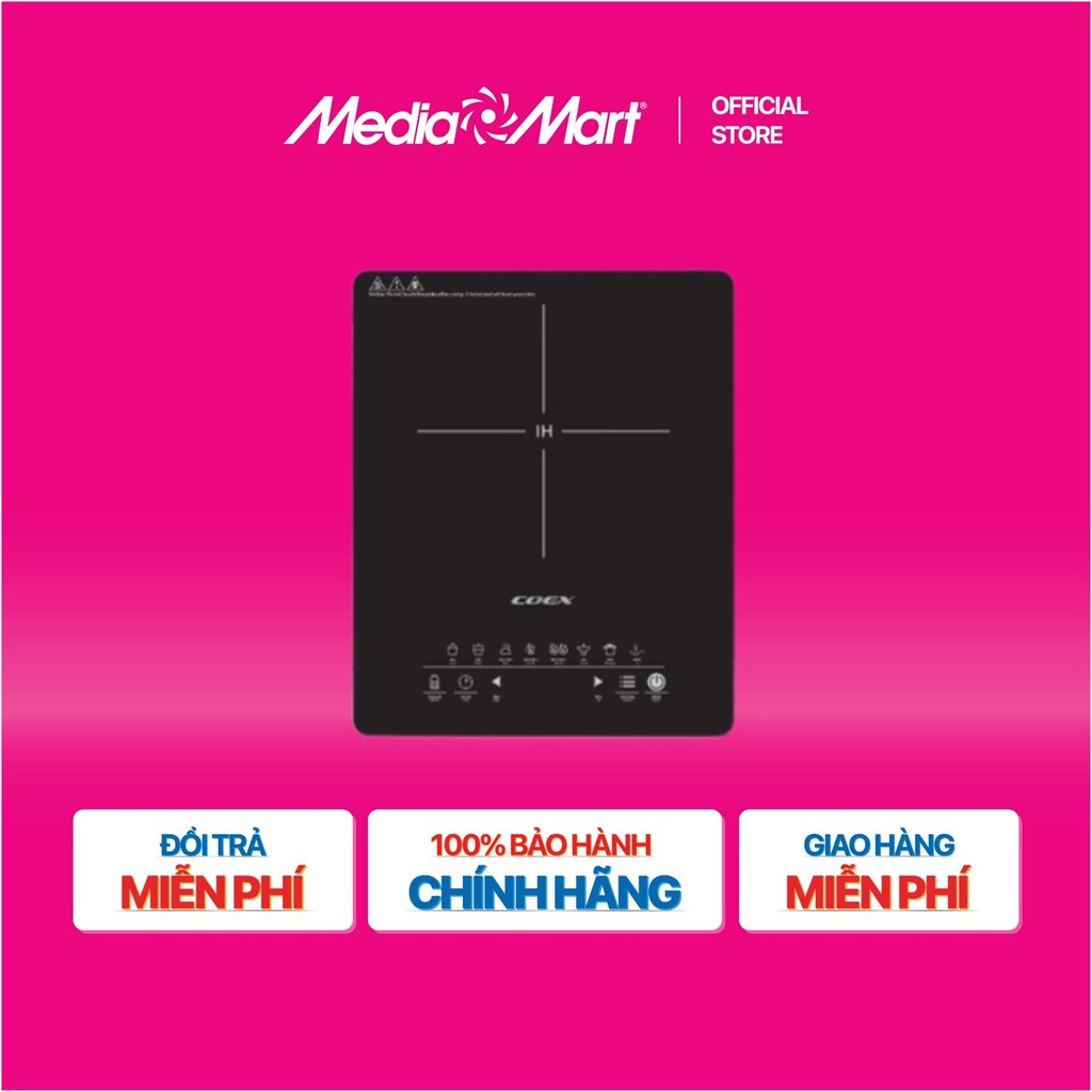 [MediaMart ONLINE-Ship 0đ] Bếp từ cảm ứng Coex CI-3373 (2100W, kèm nồi lẩu)
