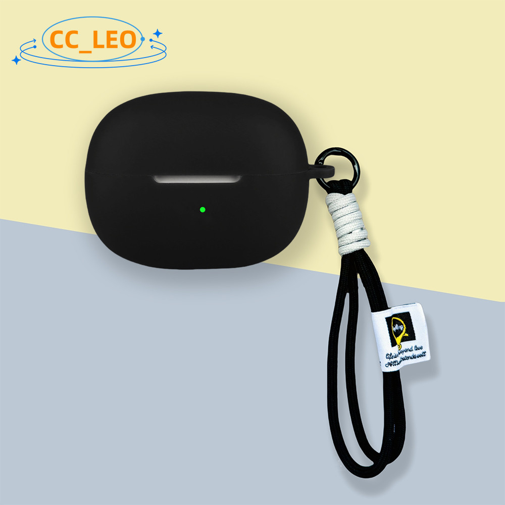 for Baseus Bass BC1 Open-Ear Case Silicone Soft Case Cute Lanyard Suitable for Baseus Bass BC1 Open-