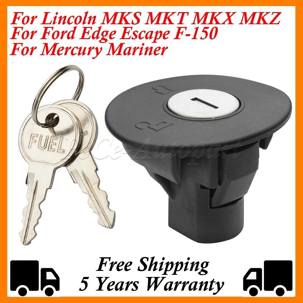 Khóa Mới Nắp Cắm Bình Nhiên Liệu Với 2 Phím 8U5Z9C268B Dành Cho Xe Ford Edge Thoát F-150 Cho Lincoln