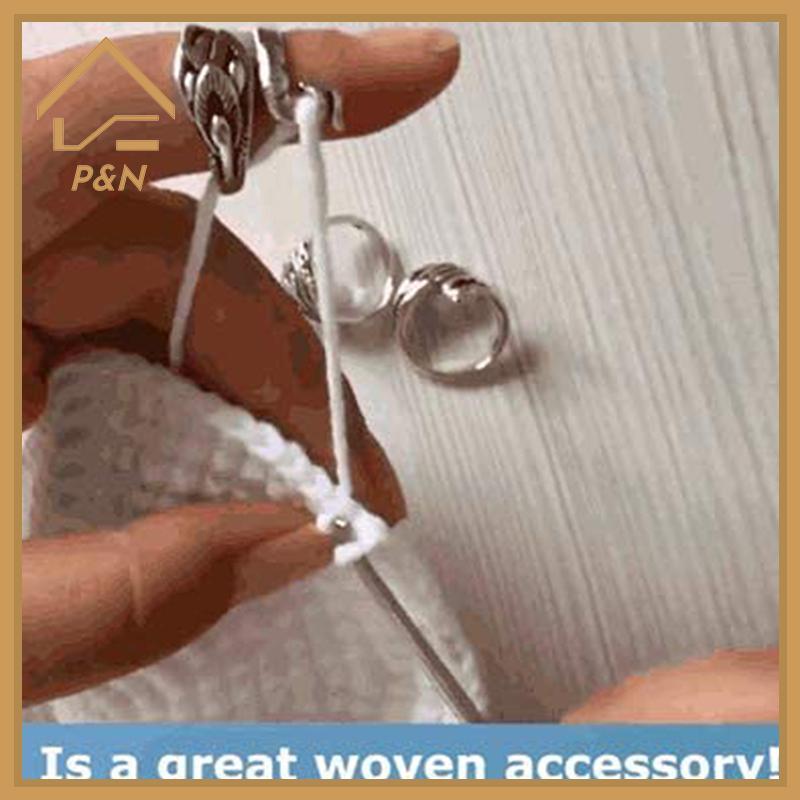 [P & N} 1X Vòng đan có thể điều chỉnh Móc vòng đan Móc vòng phụ kiện [VN]