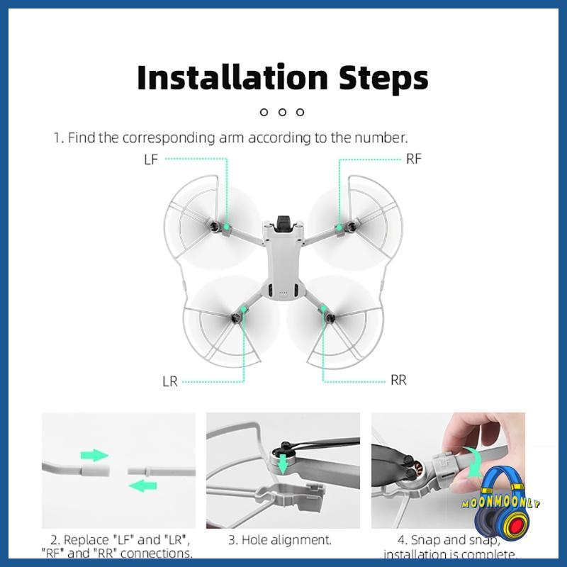 Moom Crash Rings Propeller Guard Cover cho MINI 3 3 Cánh quạt bảo vệ