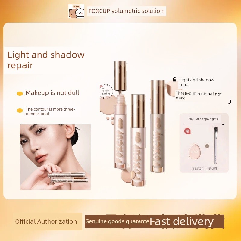 FOXCUP Contouring Liquid Contouring Stick Nose Shadow Contouring Liquid Highlighting Brightening Liq
