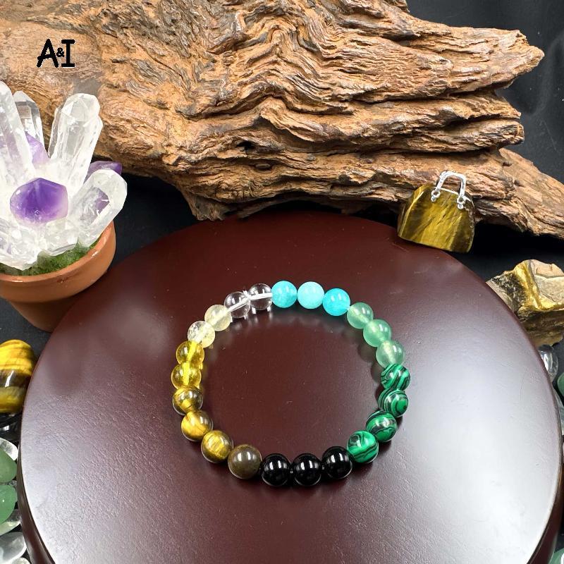 AI Thời Trang Nữ Vòng Tay Pha Lê Ngôi Sao Mặt Trăng Opal Zircon Dainty Chi Tiết Cho Sự Kiện Xã Hội V