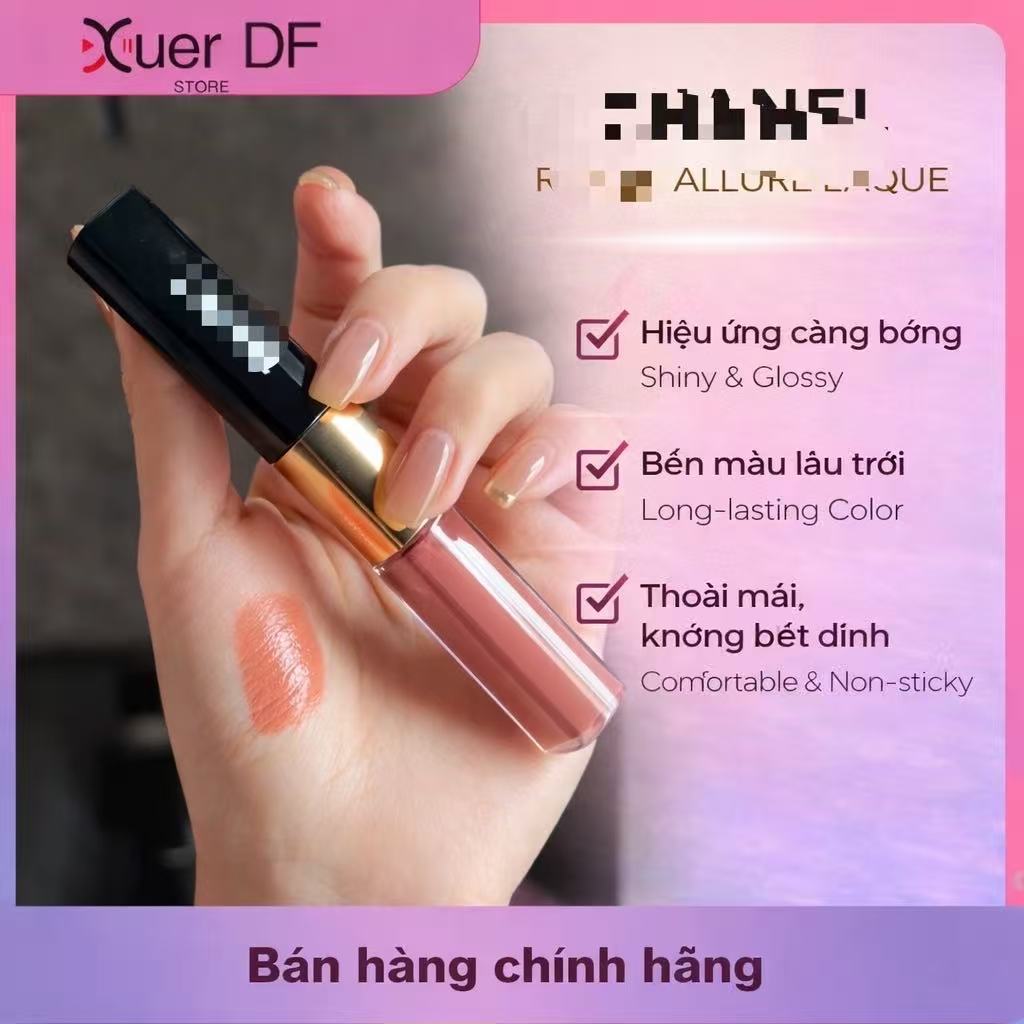 Son Lì ℂℍ𝔸ℕ𝔼𝕃 𝙇𝙀 𝙍𝙊𝙐𝙂𝙀 𝘿𝙐𝙊 𝙐𝙇𝙏𝙍𝘼 𝙏𝙀𝙉𝙐𝙀 | Bền Màu, Mịn Môi, Lâu Trôi | Fullbox