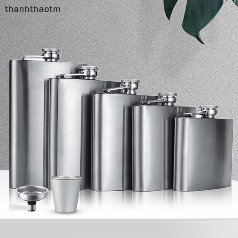 Thh 1 4 5 6 7 8oz xách tay mini thép không gỉ rượu Hip Flask cho Chai du lịch Whisky chai Mug Flask 