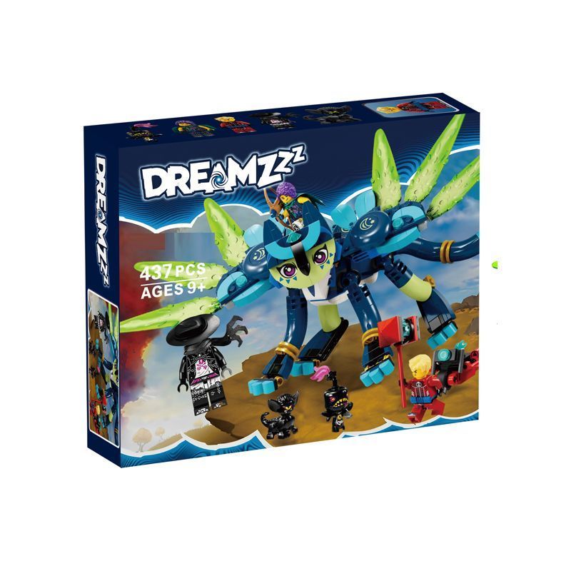 Khối xây dựng Dream City Hunter 71476 Zoe và Composite Sean Đồ chơi mô hình lắp ráp Sáu món quà