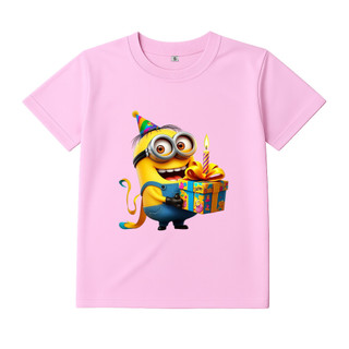Áo Thun Trẻ Em MINION, Chất Poly Thái , Có Size Lớn Từ 7-95kg, Nhiều Màu Áo, Size To Nhắn Shop, ANAMKIDS
