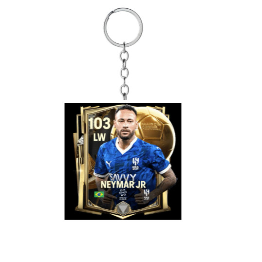 NEYMAR FC MOBILE CARD KEYCHAIN