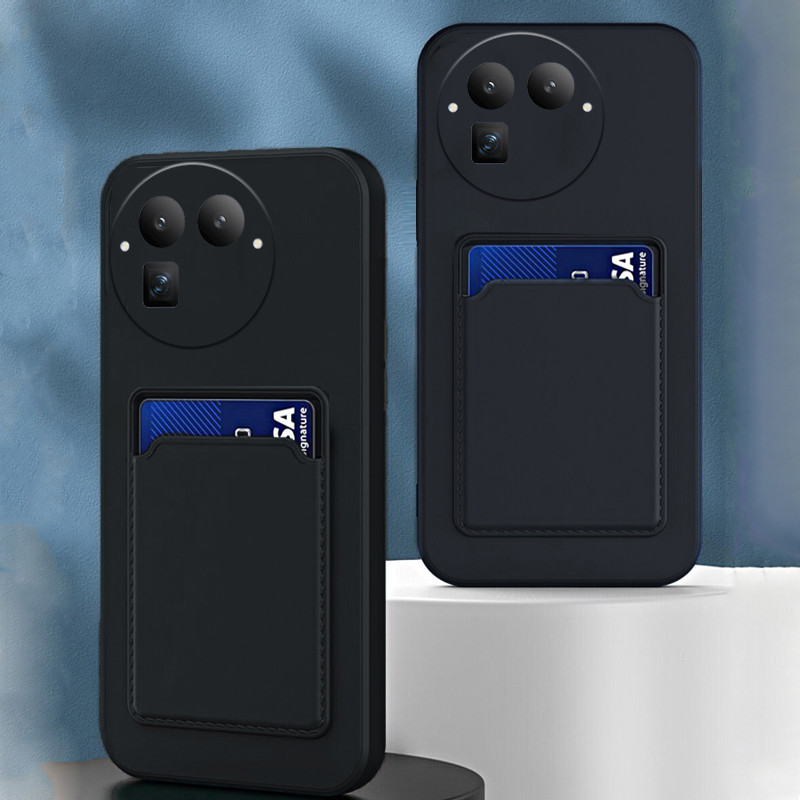 Ốp Điện Thoại Cho Realme GT8 / GT8 Pro Ốp Lưng Khe Cắm Thẻ Silica Gel Mềm Giá Đỡ Ví Dành Cho Realme 