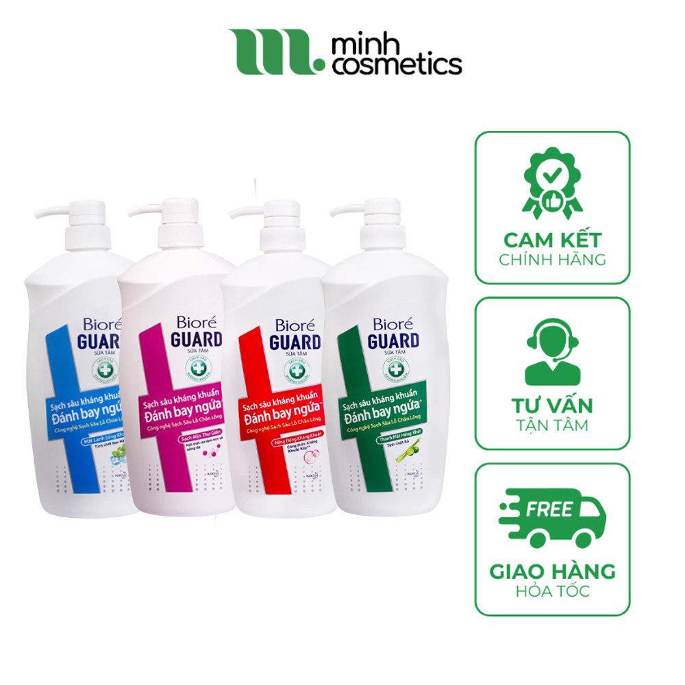 Sữa Tắm Biore Guard Sạch Sâu Kháng Khuẩn 800g