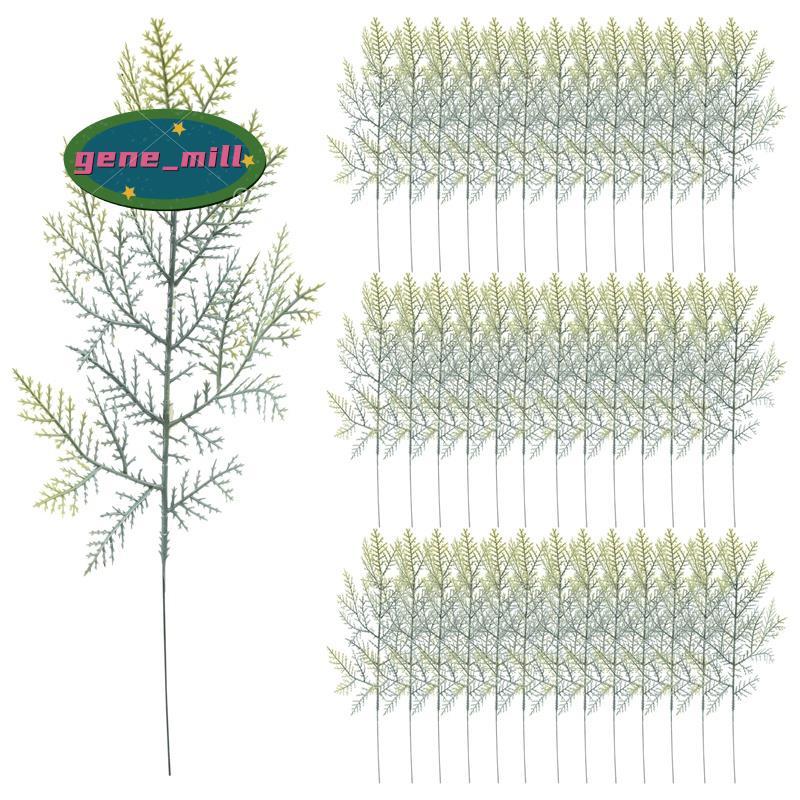 40 Chiếc Nhân Tạo Cedar Sprigs Giả Cedar Nhánh Cedar Thân Cây Sprigs Chọn DIY Phụ Kiện Cho Giáng Sin