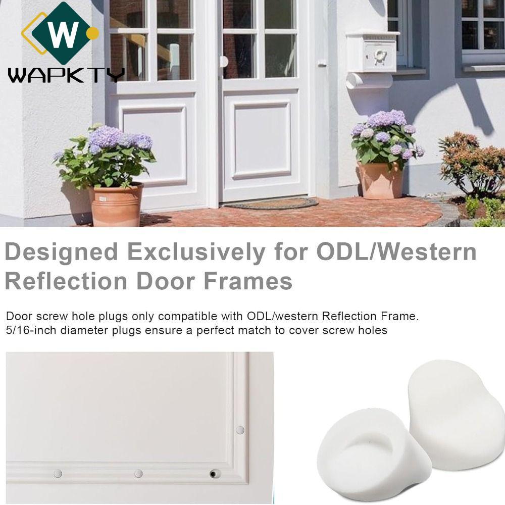 WAPKTY 50 phích cắm khung cửa, phích cắm cửa vào sửa chữa vô hình bằng silicon, phích cắm lỗ vít sạc