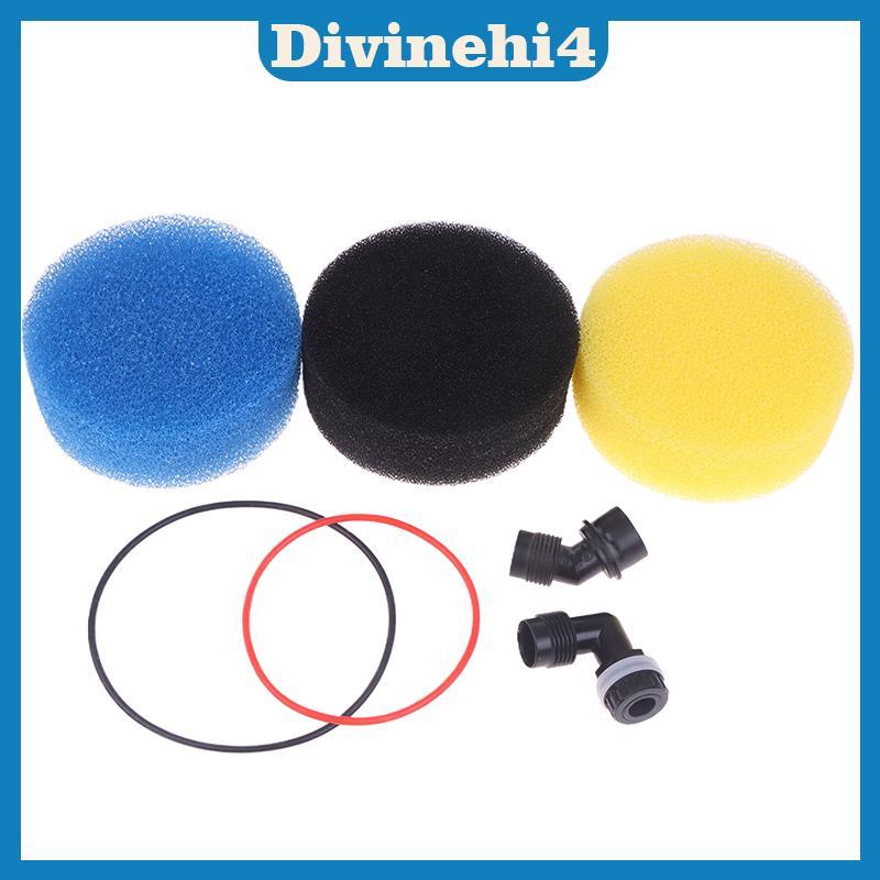 < divinehi4 > Phụ kiện đầu vào dự phòng Bộ lọc Spone Oring Phụ kiện cho bộ lọc bên ngoài bể cá HW603