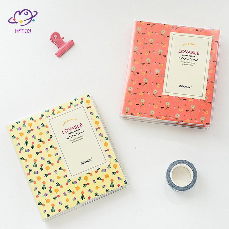 HFTOY Mini Album Ảnh Hoạt Hình Instax Polaroid Album Sách Lưu Trữ Ngôi Sao KPOP Cho Fujifilm Instax 
