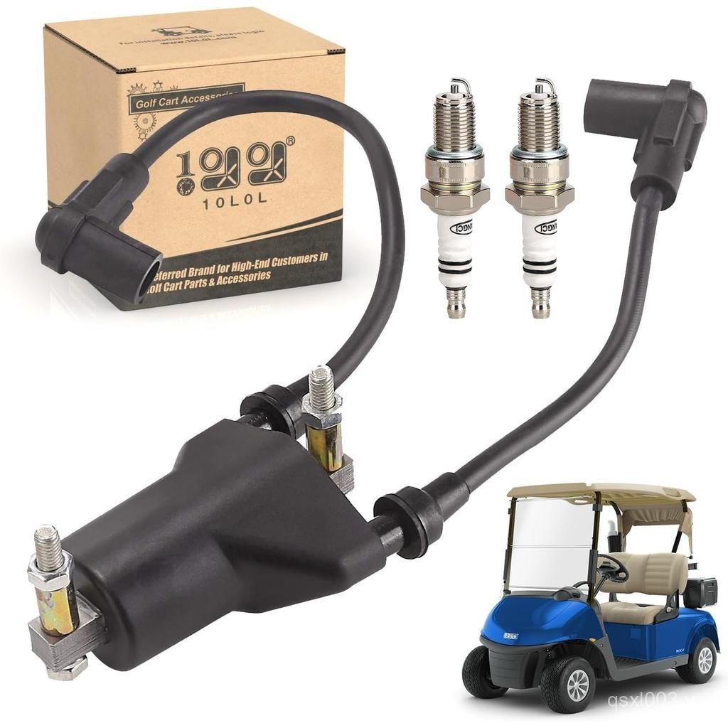 10L0L Xe Golf EZGO Cuộn Dây Đánh Lửa Kép Có Bugi Cho EZGO 4-Cycle 1991-2002 Pre-MCI Engine / Robin 2