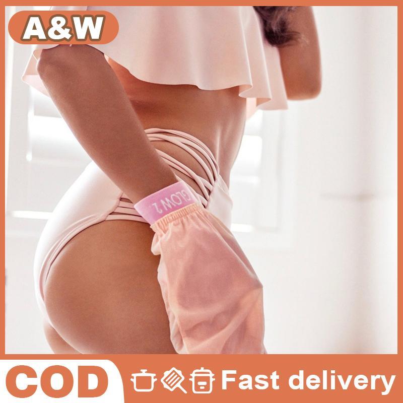 [WHP] 100% Silk Exfoliating Face Wash Towel Soft Skin Bath Scrub Face Wash Gloves