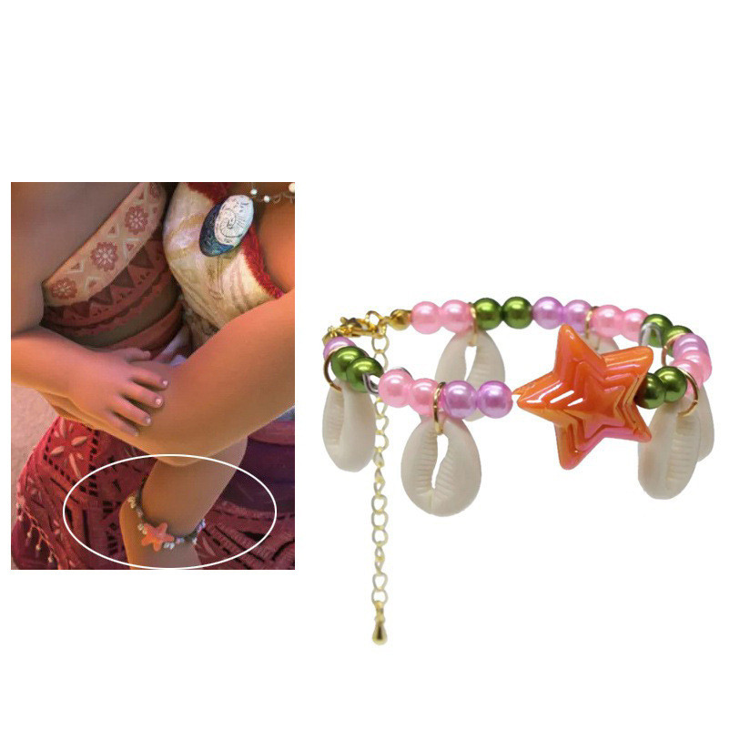 Mô Hình Mới Phim Moana 2 Chân Dây Xích Phụ Kiện Cho Nhân Vật Chính Cùng Phong Cách Như Sao Biển Công