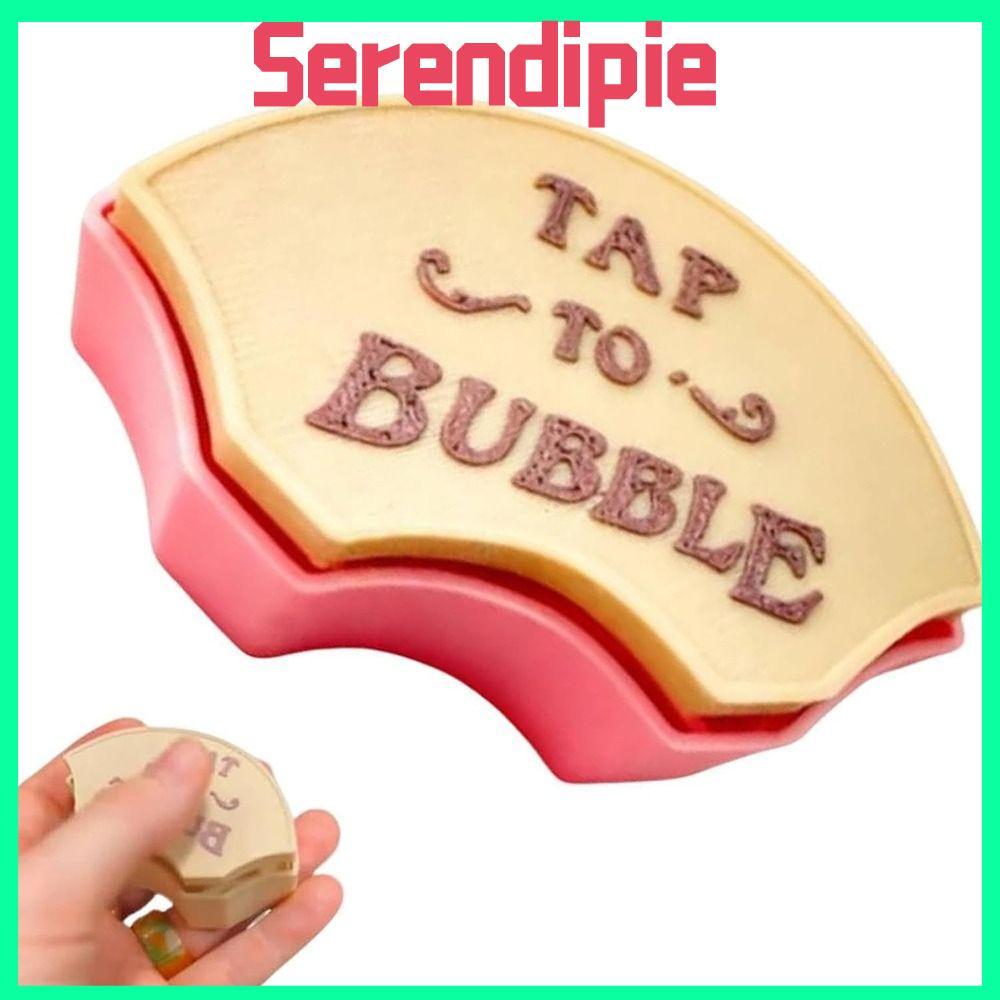 SEENDIPIE Tap to Bubble Clicky Fidget Button, Đồ chơi đầu ngón tay loại ép cầm tay hình quạt, Giảm c