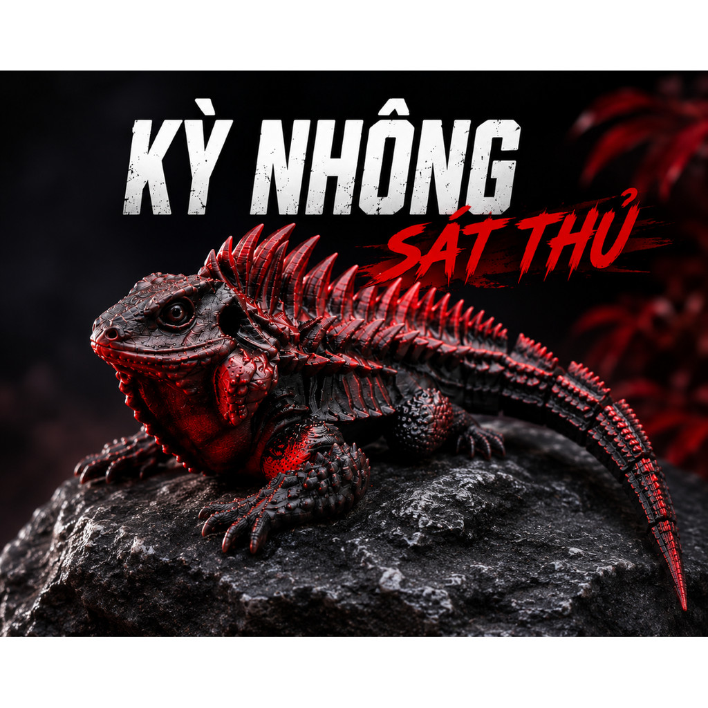 Kỳ Nhông sát thủ - khớp linh hoạt