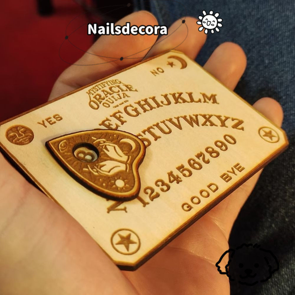 NAILS Ouija Board Trang trí nội thất Cổ điển Ouija Moves Games Bộ bảng con lắc