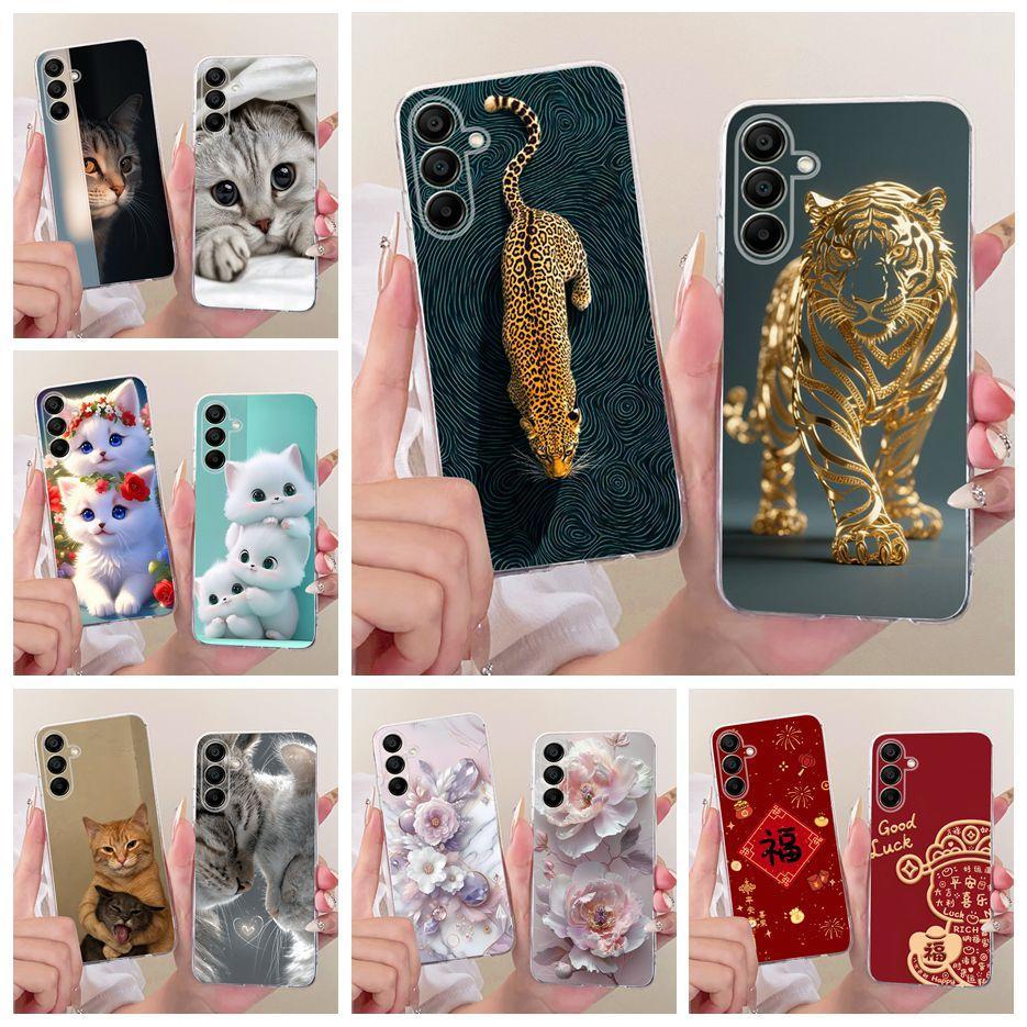 Dành Cho Samsung Galaxy Galaxy A16 5G Ốp Lưng SM-A166B Cool Leopard Tiger Sơn Ốp Lưng Điện Thoại Sam