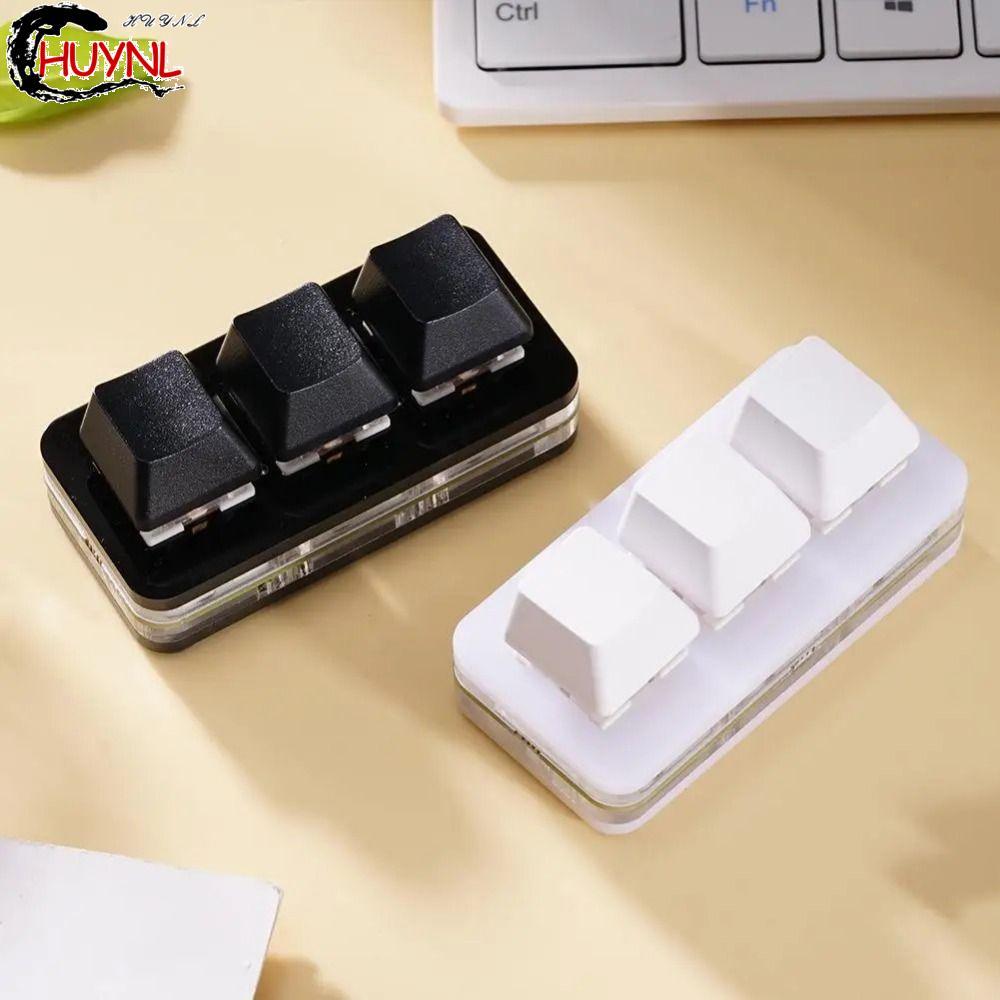 RENDZ Copy Paste Cut Keypad, Red Switch Mini Custom Mini 3 Key Key Key Key Key Key Key Key Key Key K