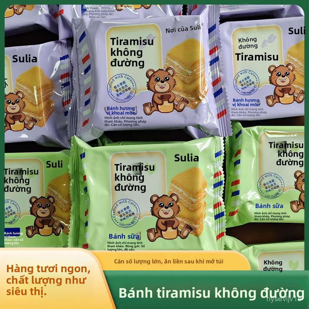 Banh Tiramisu Khong Duong Suliya Vi Khoai Mon Bo Duong Thom Ngon Giai Sau Cuc Da