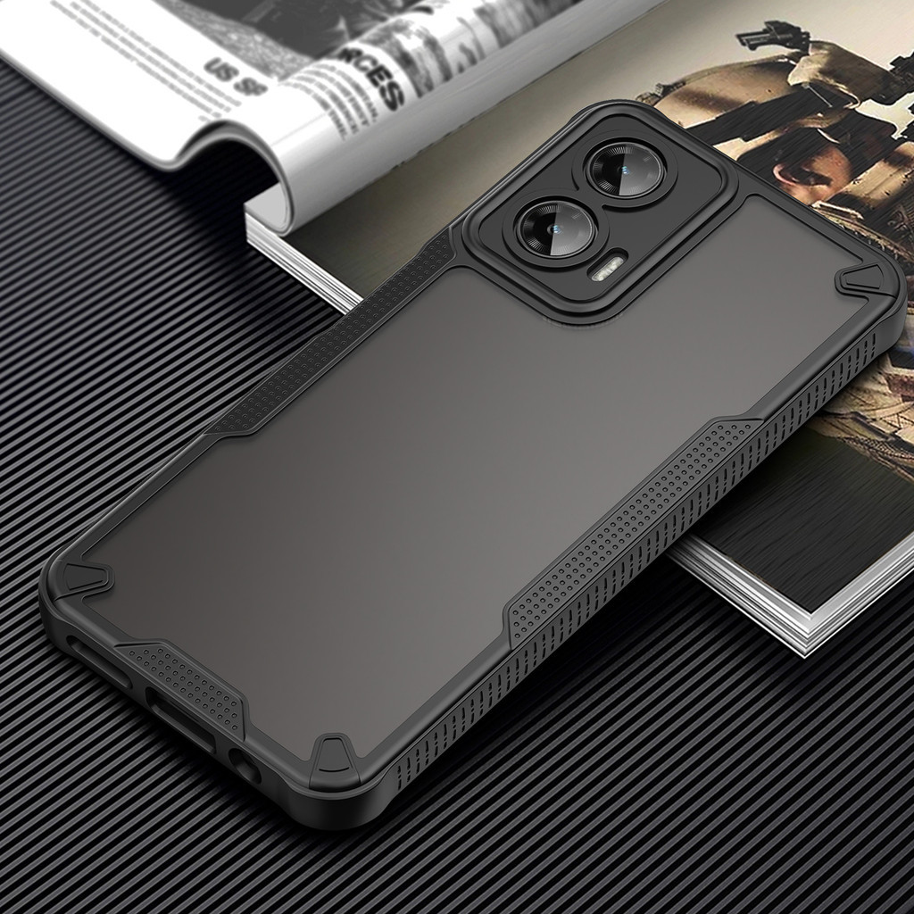 Ốp Cứng Mờ Cho Motorola Moto G35 G75 G55 Vỏ Bảo Vệ Chống Rơi Moto G55 G35 G75 Vỏ Điện Thoại Di Động 