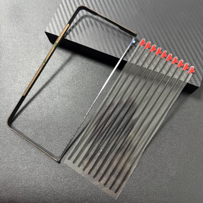 Phong Cách Mới Kevlar Ốp Lưng Điện Thoại Dải Cao Su Cố Định Thích Hợp Cho Samsung Oppo Xiaomi Màn Hì