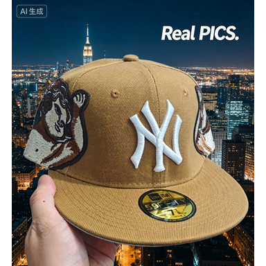 Kỷ nguyên mới New York Yankees Jon Stan Edition BROWN 59fifty Fit, Flat Brim,, Unisex Casual Everyda